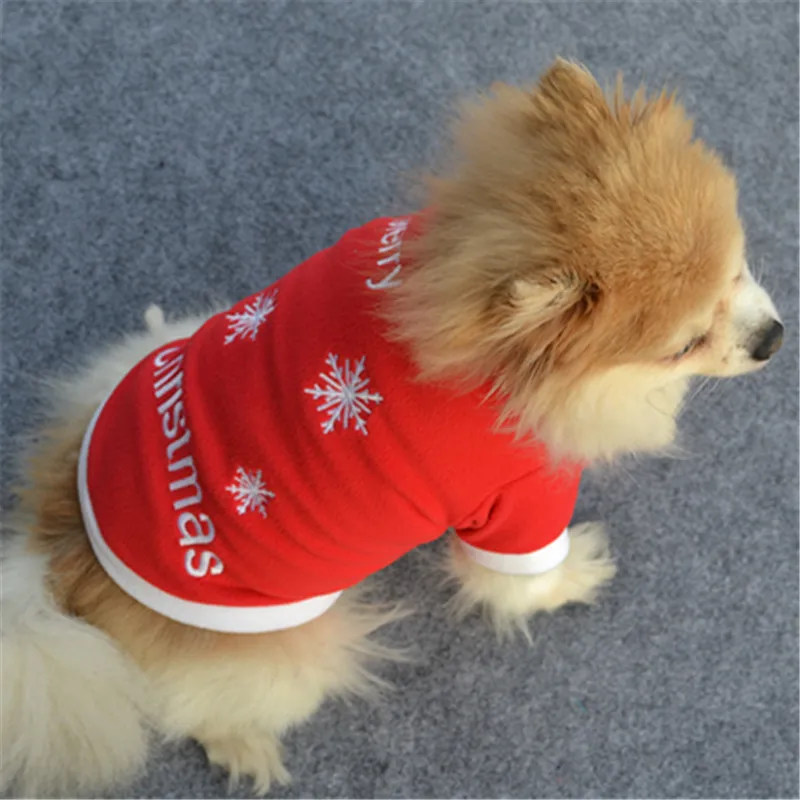 Теплая зимняя одежда для собак, мягкая флисовая Одежда для питомцев, Рождественская куртка для собак, Новогодняя одежда для чихуахуа, собак, домашних животных, Roupa Cachorro