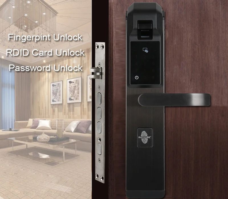 Biometric Fingerprint Door Lock Intelligent Electronic Lock Fingerprint