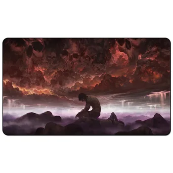 

Magic trading card game Playmat: Drown in Sorrow and Anger of the Gods art playmat 60cm x 35cm (24" x 14") Size