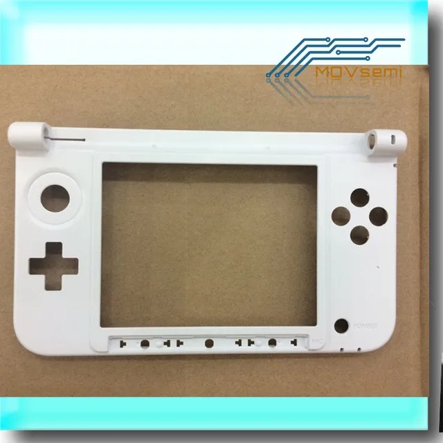 Сменный корпус Корпус среднего пластиковая рамка для 3DS XL для 3dsxl чехол оболочка черного и белого цвета