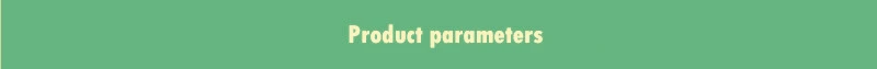 product parameters