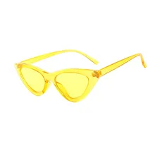 Модные прозрачные солнцезащитные очки кошачий глаз для улицы, Брендовые женские солнцезащитные очки кошачий глаз, плоские зеркальные очки, очки для верховой езды
