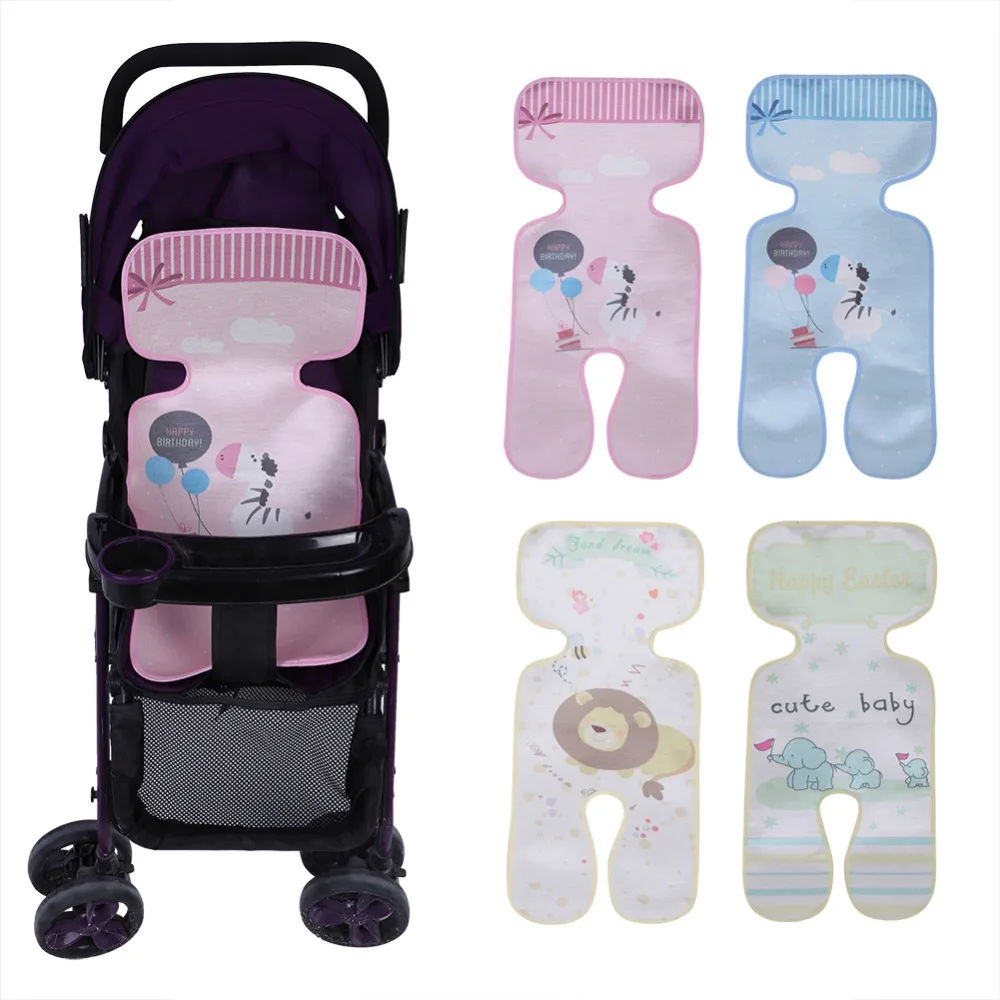 

Summer Cool Ice Silk Mat Baby Stroller Seat Cushion Cart Stroller Mat Cover BB Car Pushchair Pad Cushion Baby Infant Cars Sheet
