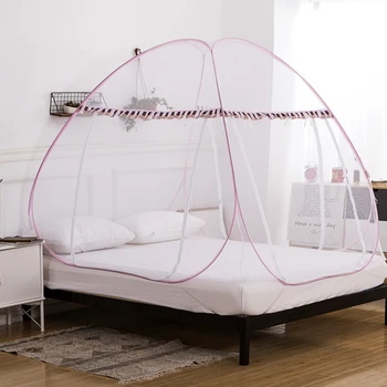 

New Arrivel Grid Mosquito Net Adults Insect Repeller Bed Tent Round Single Double Bed Nets For Kids Canopy Netting moustiquaire