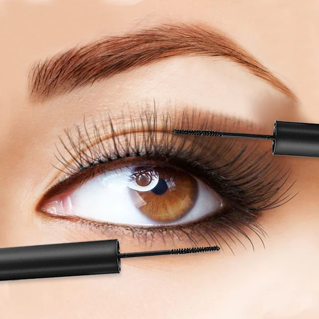 BY NANDA Thin Black Waterproof Eyelash Mascara Lengthening 3D Makeup