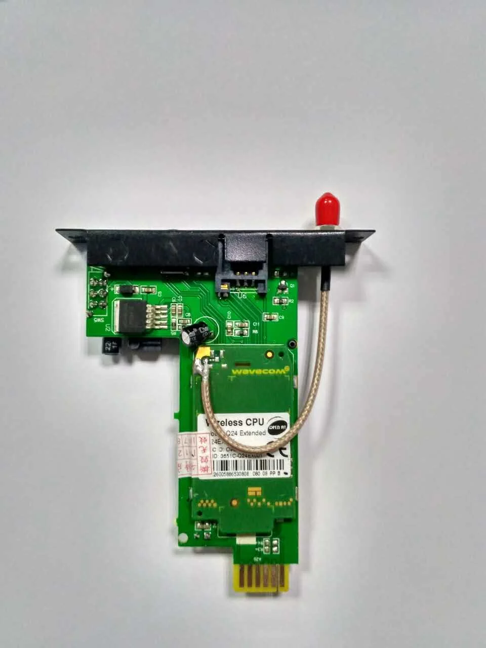 Gsm модем 1 порт слот wavecom модуль Q24plus печатной платы с чипом