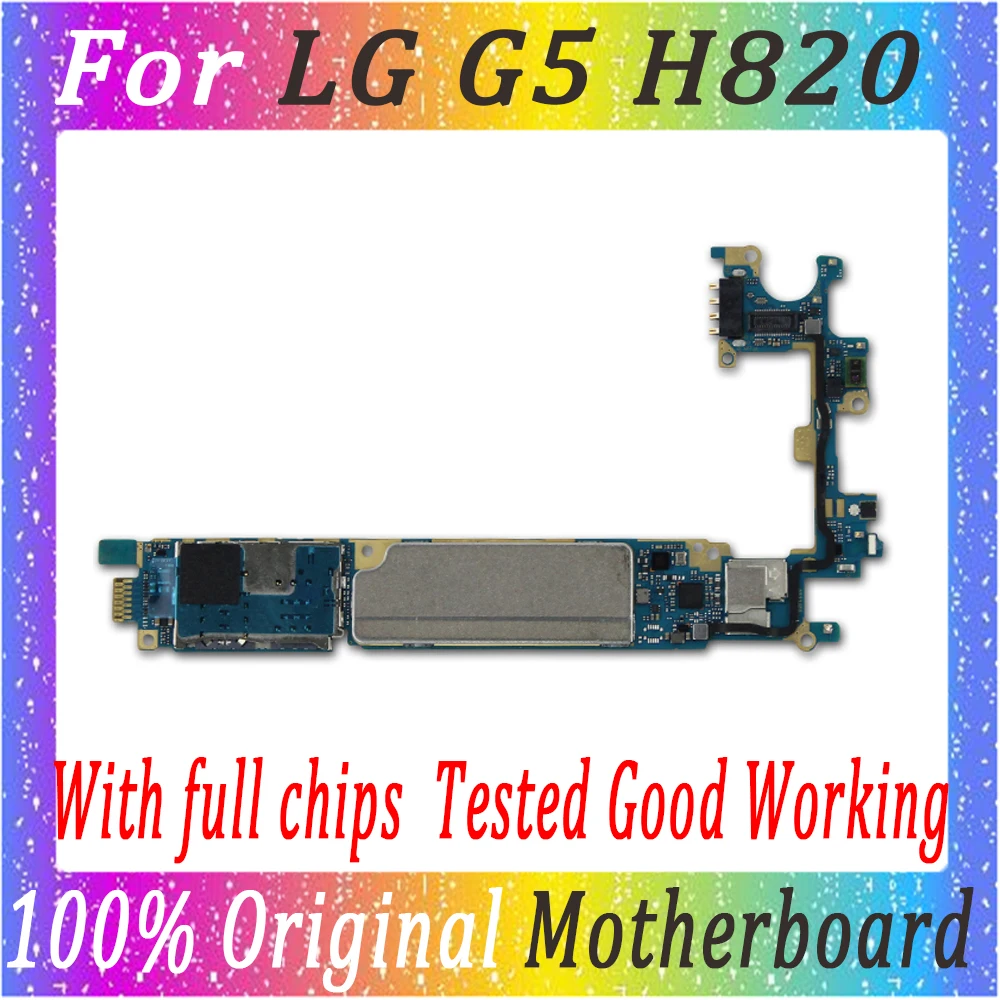 100% work Original Unlocked for LG G5 H820 Motherboard