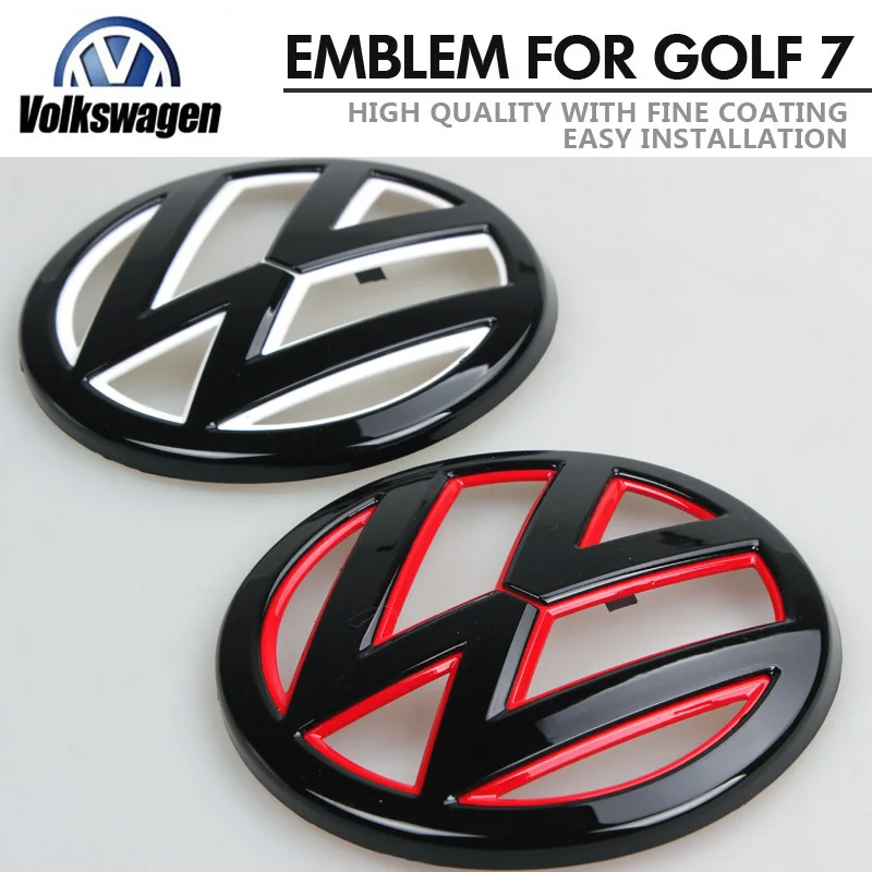 For New Golf 7 Gti MK7 Painted Color VW logo Emblem Car Front Grille