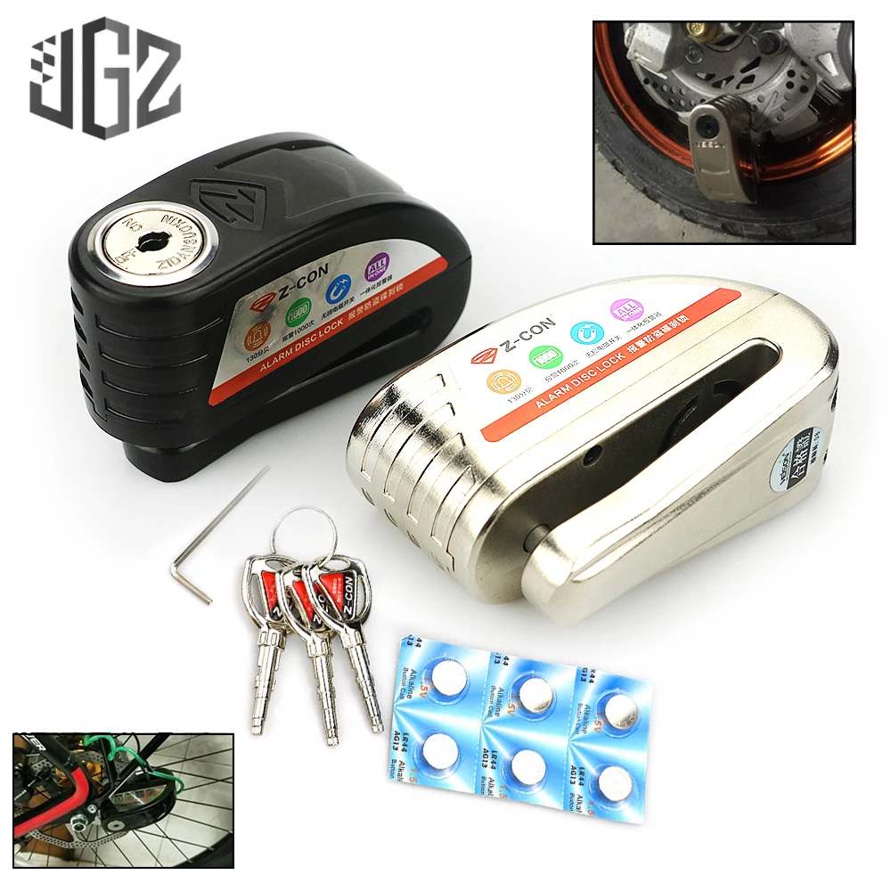 Motorcycle 130DB Universal Waterproof Disc Brake Lock Security Anti-theft Bicycle Mountain Bike Alarm With Keys | Автомобили и