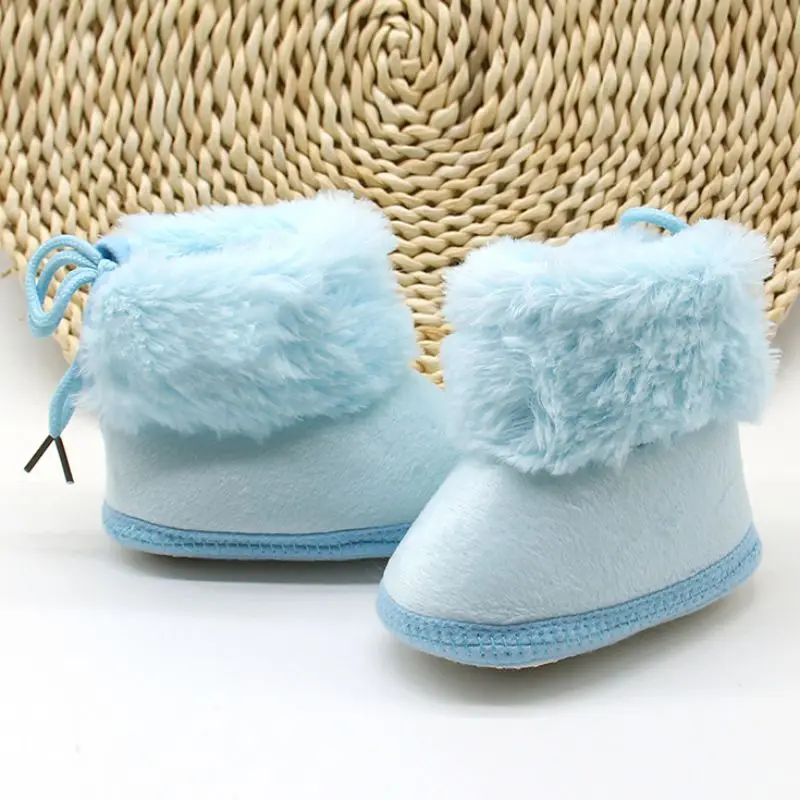 Зимние теплые детские ботинки принцессы; обувь для малышей; обувь для девочек на мягкой подошве; обувь для маленьких девочек; обувь для новорожденных