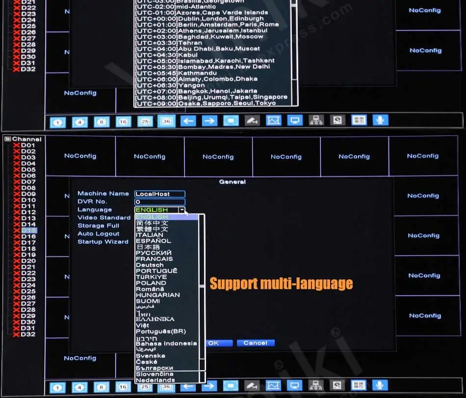 H.265+/H.264 8ch* 4 K/32ch* 5.0MP/32ch* 1080P сетевой видеорегистратор 1080 P/720 P ip-камера ONVIF CMS XMEYE 2* SATA HDD