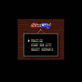 

Sim City 16 bit Big Gray Game Card For NTSC Game Player Drop Shipping