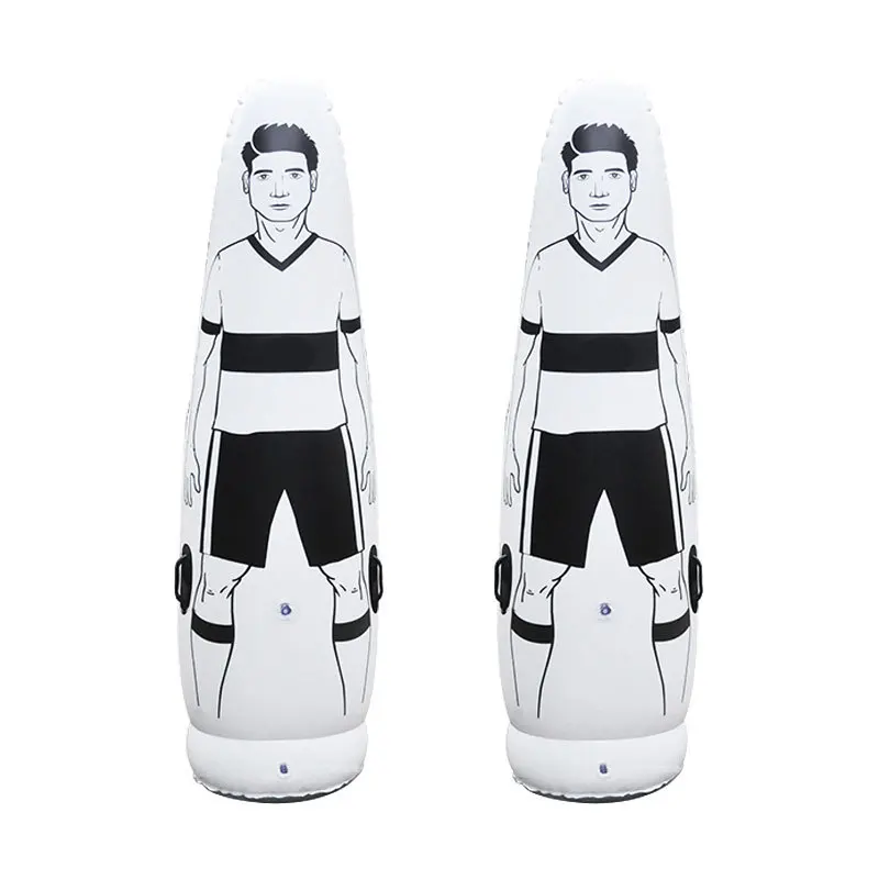 

180cm Inflatable Football Training Dummy Soccer Dummy Goalkeeper Tumbler Inflatable Fitness Boxing Bag Sandbags