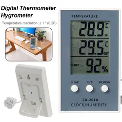 ЖК дисплей цифровой Indoor/Уличный Термометр гигрометр Температура Влажность измерения макс мин Значение дисплей