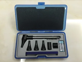 

Medical Mini Otoscope with LED Pen Light, Simple diagnostic set Funduscopy Stomatoscope Otoscope, Household Ear Care Otoscope