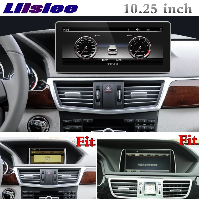 Perfect Liislee Car Multimedia Player NAVI CarPlay Adapter For Mercedes Benz MB E Class W212 E200 2009~2016 Car Radio GPS Navigation 3