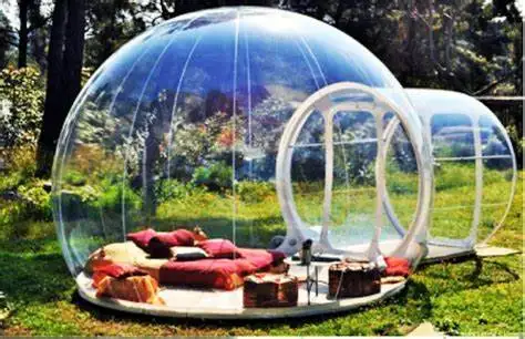  3/5m 110/220V Outdoor Camping Inflatable Bubble Tent Large DIY House Dome Camping Cabin Lodge Air B