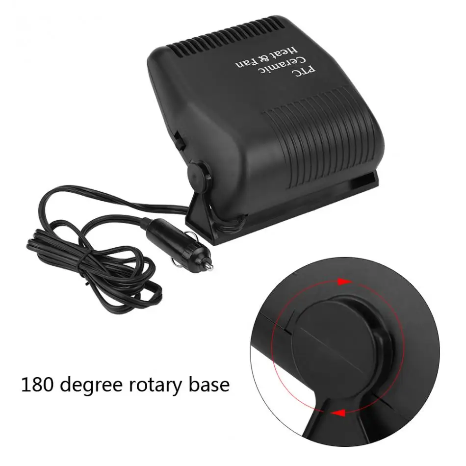 DC 12V 150W 2 in 1 Portable Car Ceramic Heating Cooling Fan Heater  Defroster Demister Auto Vehicle Dryer Window Screen Heater - AliExpress