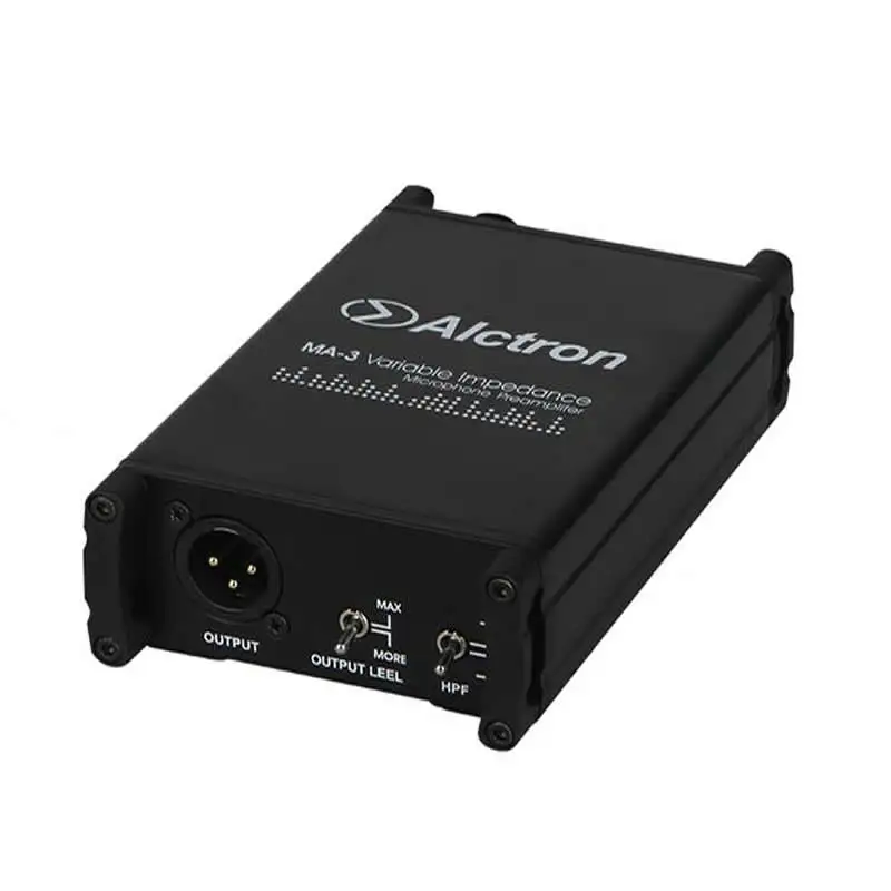 

Alctron MA-3 Passive Aluminum Dynamic Microphone Preamplifier Mic Preamps Amp Channel Strips