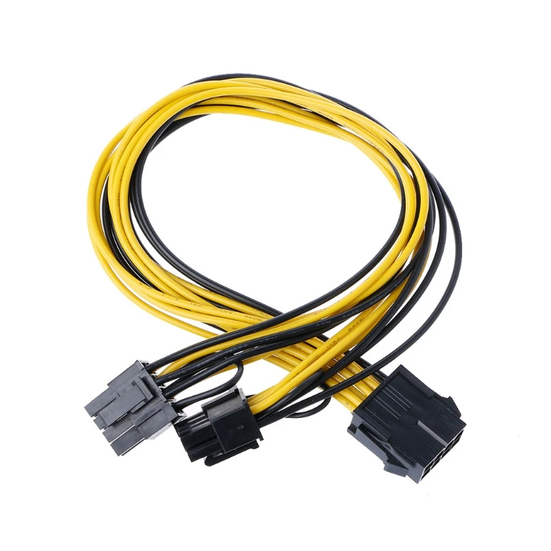 

PCI-E 8Pin Female to Dual 8Pin(6+2) Male Graphics Video Card Power Supply Cable