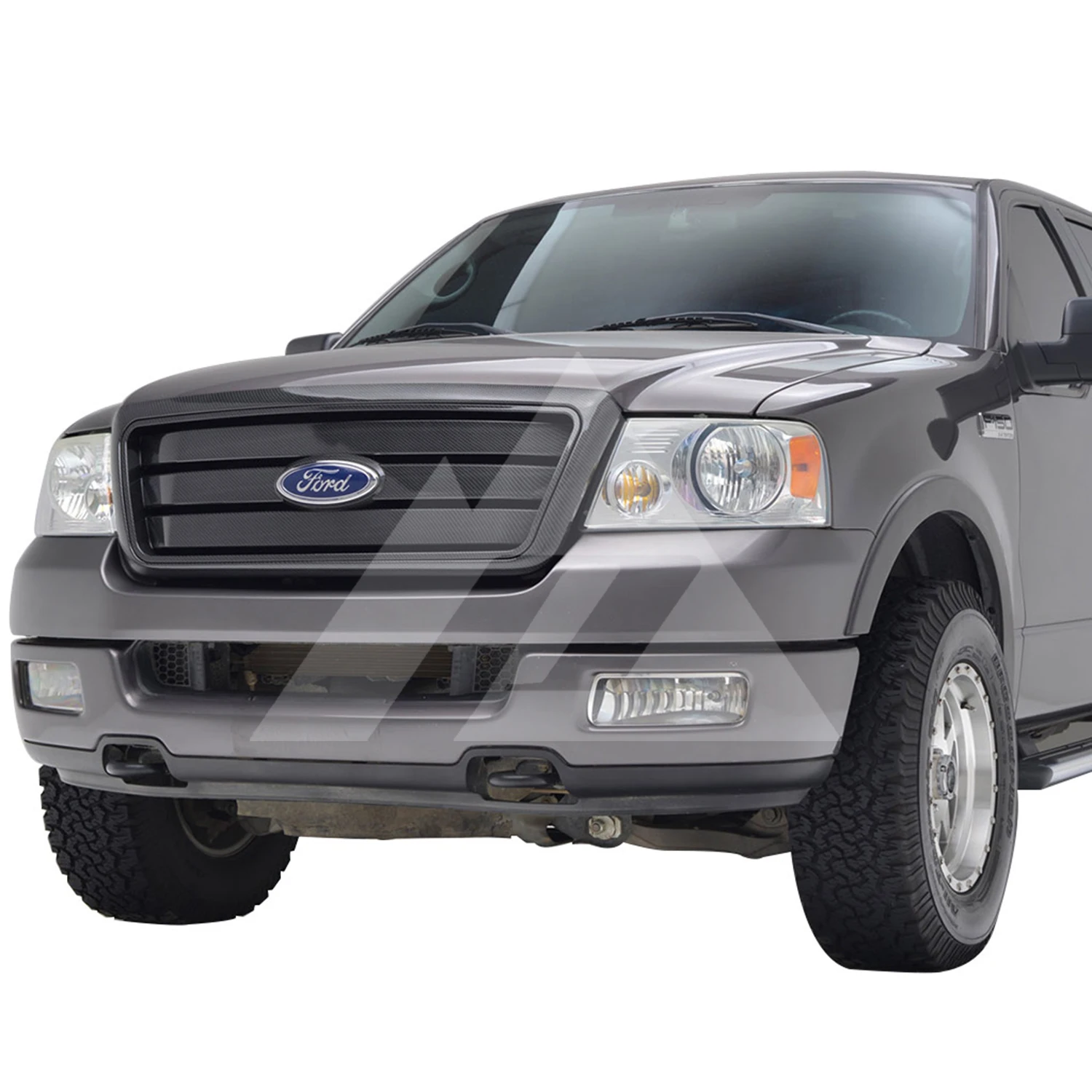 Для 2004 2005 2006 2007 2008 Ford F150 ABS углеродное волокно горизонтальная упакованная решетка