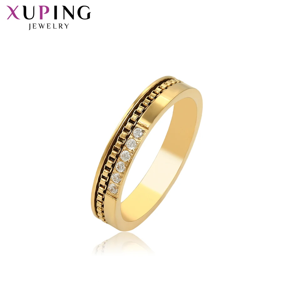 

Xuping Newest Design Ring for Women Stainless Steel Jewelry Elegant Family Party Personalized Fashion Prime Gift S183.2-16165