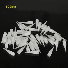 500 шт 1R маленький размер наконечники для татуажа колпачок для перманентного макияжа бровей губ машина для татуажа иглы наконечник