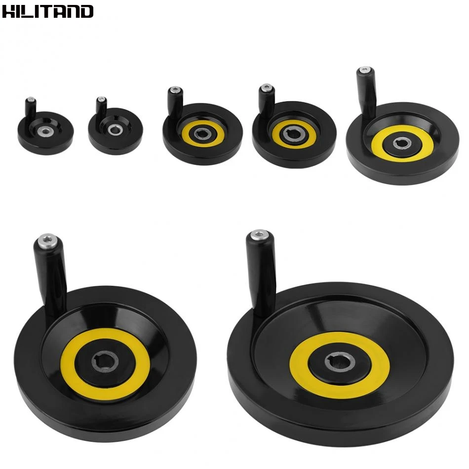 

Revolving Handle Hand Wheel Lathe Milling Machine Rear Ripple Hand Wheel With Revolving Handle 63mm 80mm 125mm 160mm 200mm