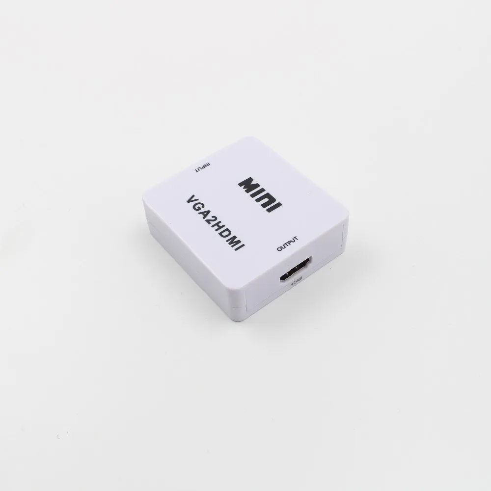  DOITOP Mini VGA a HDMI VGA2 Convertitore di HDMI Digitale per Video Adattatore Audio HD 1080P Per I