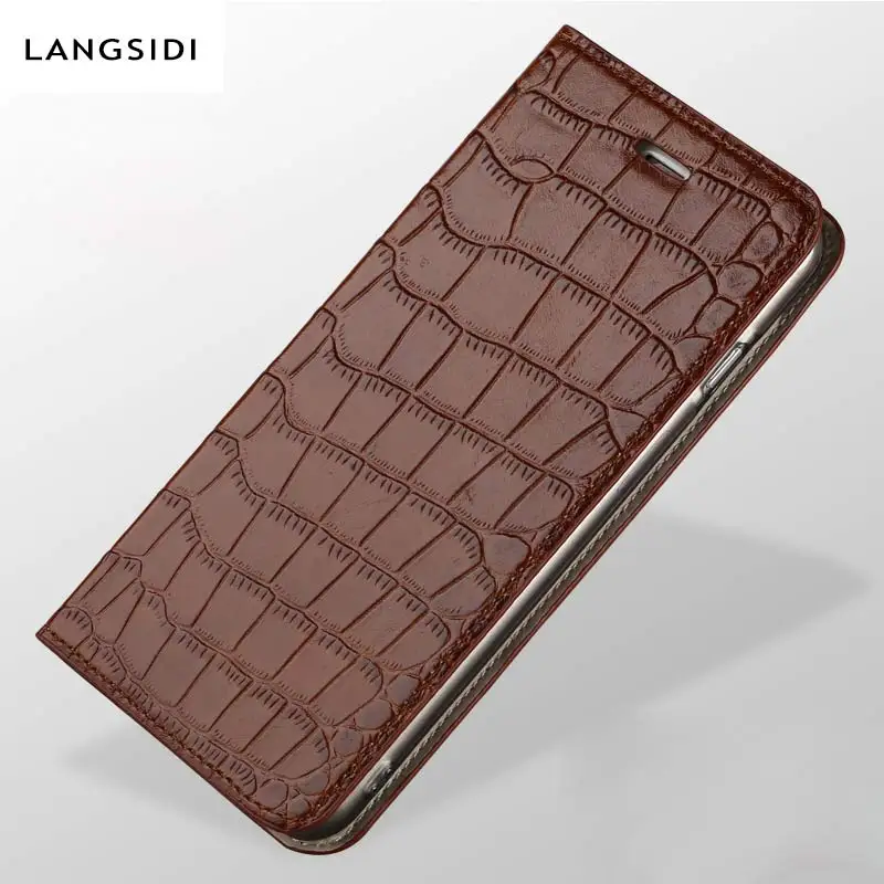 

Genuine Leather Flip phone case for iPhone 7 plus X XS XSMax XR 8 8 plus Silica gel Anti-fall 360 protective cover