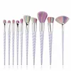 10 Pcs Professional Makeup Brush Set Unicorn Rainbow Diamond Face & Eye Powder Foundation Eyebrow Make Up Brush Kit Tools BBP ► Photo 2/2