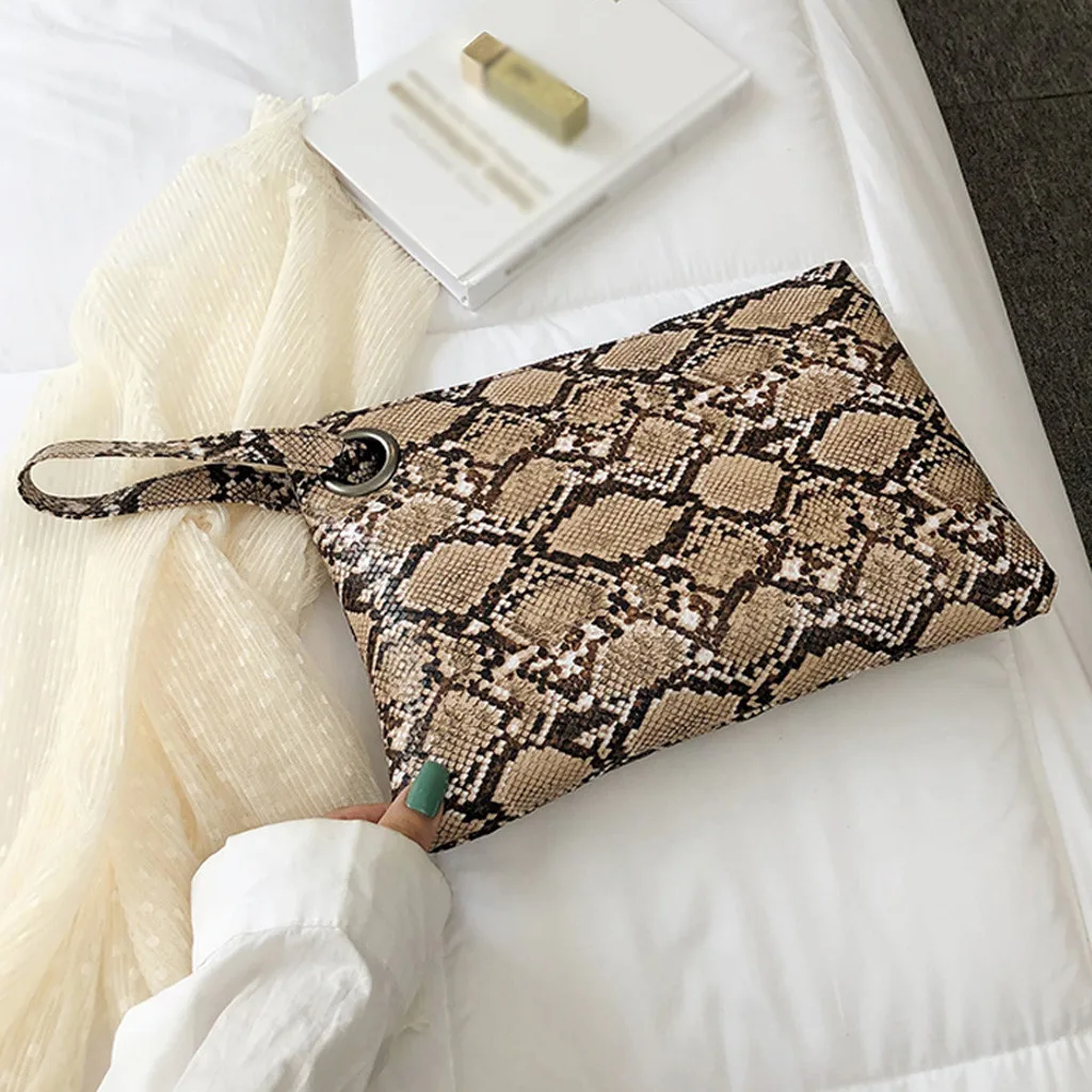 

Fashion Casual Summer Women Shopping Zipper Serpentine Messenger Phone Bag Wallet Clutch Crossbody Bag For 2019