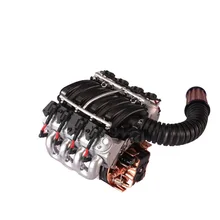 1 Set LS3 V8 6.2L Engine Radiator 1/10 Trx4 Jeep Land Rover D90/110/130/Motor Cooling Fan Motors Heat Sink W Temperature Sensor ahl double plugs water temperature sensor cooling radiator temperature switch radiator fan for honda yamaha kawasaki suzuki