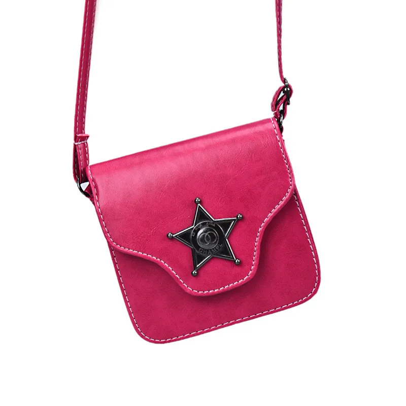 

Women Messenger Bag Ladies Leather Shoulder Handbag Femme Purse Crossbody Bag Five-pointed star Clutch Tote bolsa feminina Gift