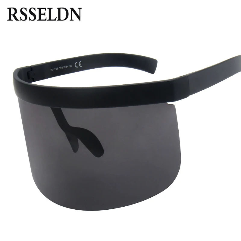 

RSSELDN Huge Oversized Sunglasses Women Vintage 2019 Square Sunglasses Men Windproof Sun Glasses For Female Male Goggle UV400