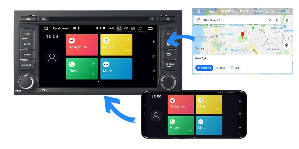Cheap Belsee for Seat Leon 2013 -2016 Android 9.0 Car Radio Stereo Autoradio GPS Navigation DVD Player Sat Navi 4GB 64GB 8 Core 6