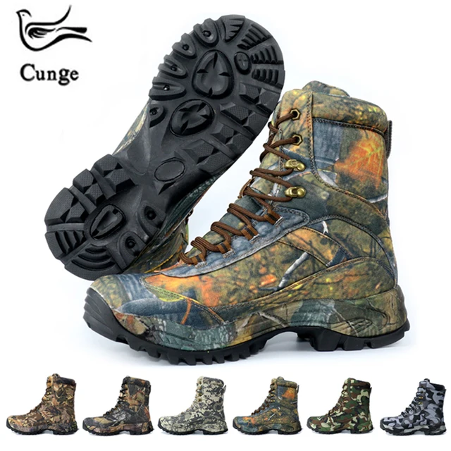Cunge Sneakers Men Hiking Waterproof Shoes Tactical Boots Trekking Shoes Outdoor Sports Timber Land Shoes Hunting Climbing Boots