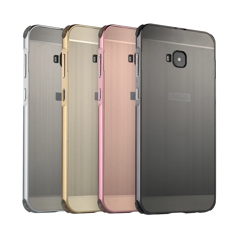 

For ASUS ZenFone 4 Selfie Pro ZD552KL Case Brushed Back Cover Case with Plating Metal Frame Case for ZenFone4 Selfie Pro ZD552KL
