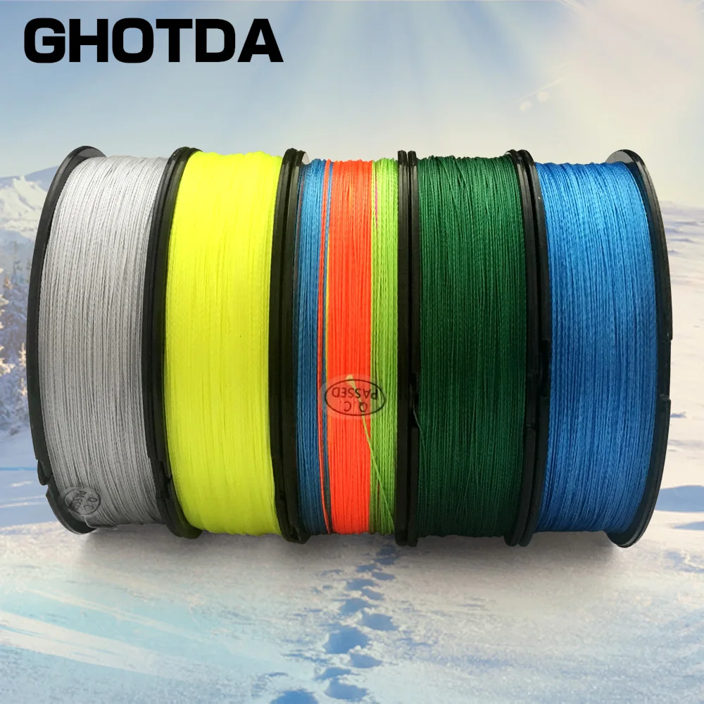 

GHOTDA 9 Strands 8 Strands 4 Strands 300M PE Braided Fishing Line Saltwater 9/8/4 Weaves Superior Multifilament Fishing Line
