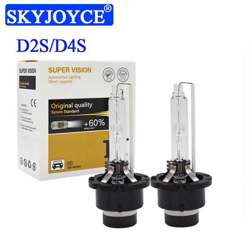 SKYJOYCE оптовая продажа D2S ксеноновая HID лампа 55 Вт D4S сменная Автомобильный свет Xenon