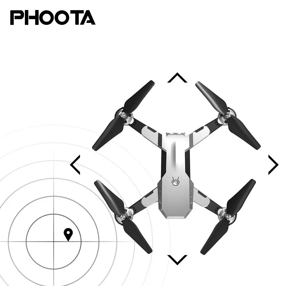 

4CH 6-Axis Gyro 720P RC Drone GPS 4CH 6-Axis Gyro HD 720P Drone One Key Return Speed Adjustable WIFI 2.4Ghz One Key Take Off