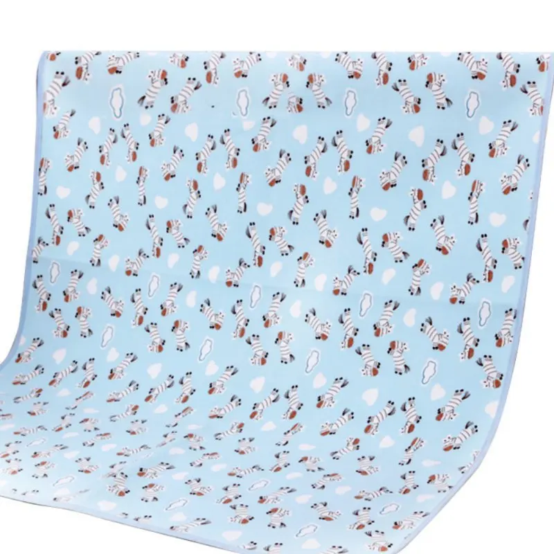 Новые колодки Чехлы для мангала Многоразовые детские подгузники матрас подгузники для новорождённых случайный узор постельное белье