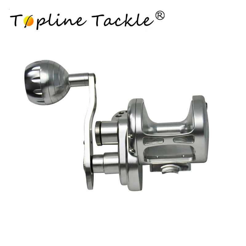 Salgada do Carretel de Jigging Feito à Máquina Carretel de Punho Cnc de Alumínio do Carretel de Corrico de Água Lento 25-30kg Ta300 Direito Carretéis 2020 10 W-30 w Mod. 1230755 4 Cheap Carretilhas de pesca