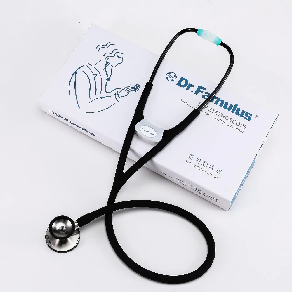 

functional multi-frequency dual head cardiology stethoscope professional medical device