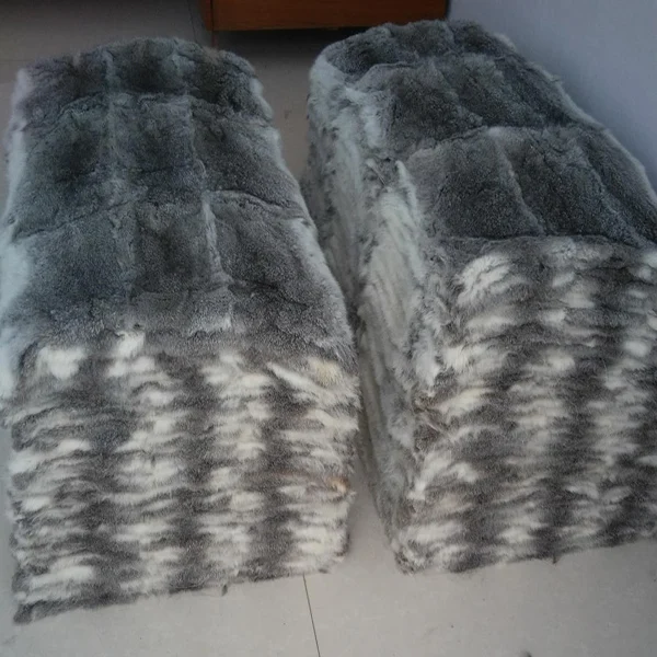 Chinese factory supply whole pelt design tanned rabbit skin for sale (5)