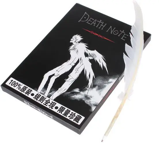 

Japanese Anime Charming Animation Cartoon Around Death Note L Pendant Notebook Necklace key chain toy Accessories