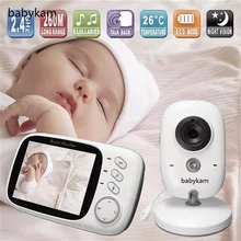 Babykam Doppler Fetal baby monitor 3.2 inch LCD IR Night vision Intercom Lullabies Temperature monitor sound baby monitor nanny