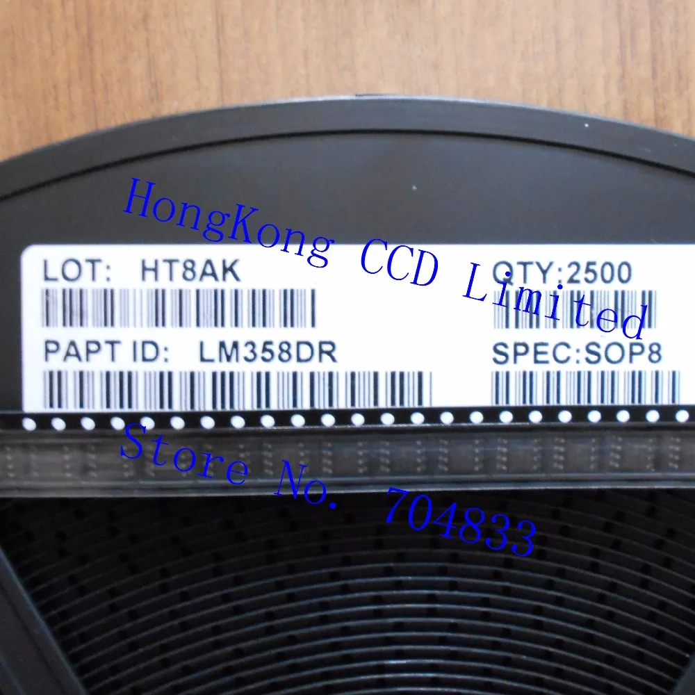 

100 шт./лот LM358DR LM358D LM358 SOP-8