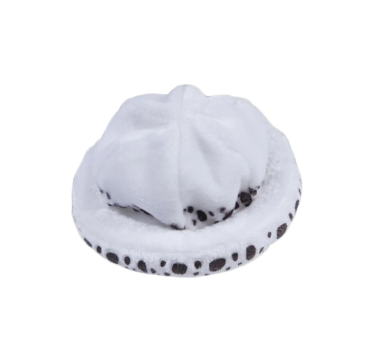 One Piece White Trafalgar Law Hat Cosplay Plush Anime Two Years Later Gift #L2A