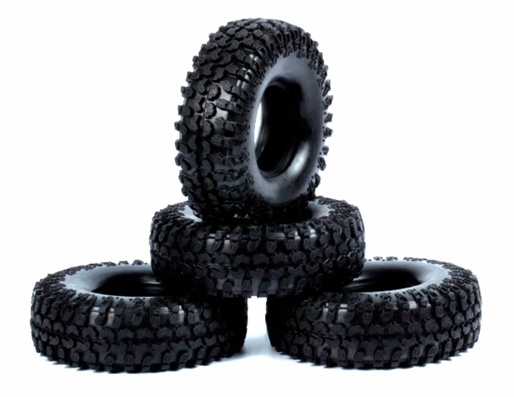 Новинка 4 шт. резиновые шины 114 мм 1 9 дюйма/колесные для 1:10 rc rock crawler Axial SCX10 II AX90046 D90